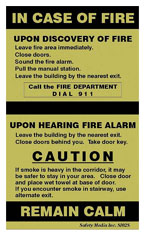 IN CASE OF FIRE